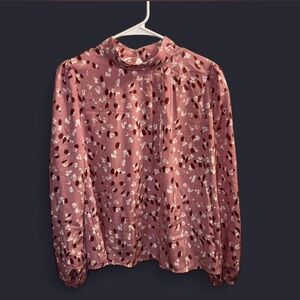 Pink Pattern Long Sleeve Blouse
SMALL